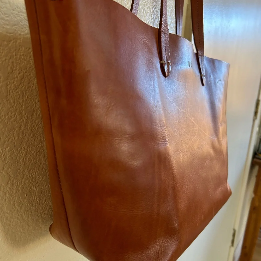 Clare V Leather Suki Tote bag - Picture 3 of 12